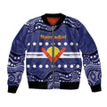 Personalised Ngarrindjeri Nation Bomber Jacket Aboriginal Australian Flag Style