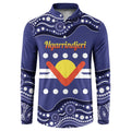 Personalised Ngarrindjeri Nation Button Sweatshirt Aboriginal Australian Flag Style