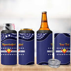 Personalised Ngarrindjeri Nation 4 in 1 Can Cooler Tumbler Aboriginal Australian Flag Style