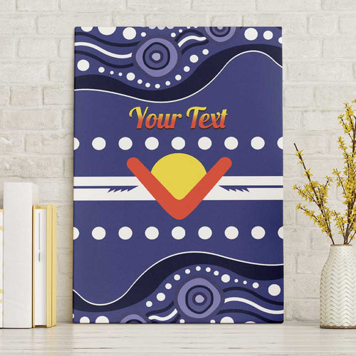 Personalised Ngarrindjeri Nation Canvas Wall Art Aboriginal Australian Flag Style