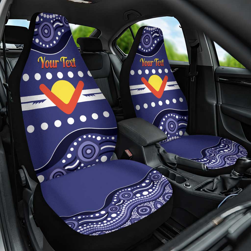 Personalised Ngarrindjeri Nation Car Seat Cover Aboriginal Australian Flag Style