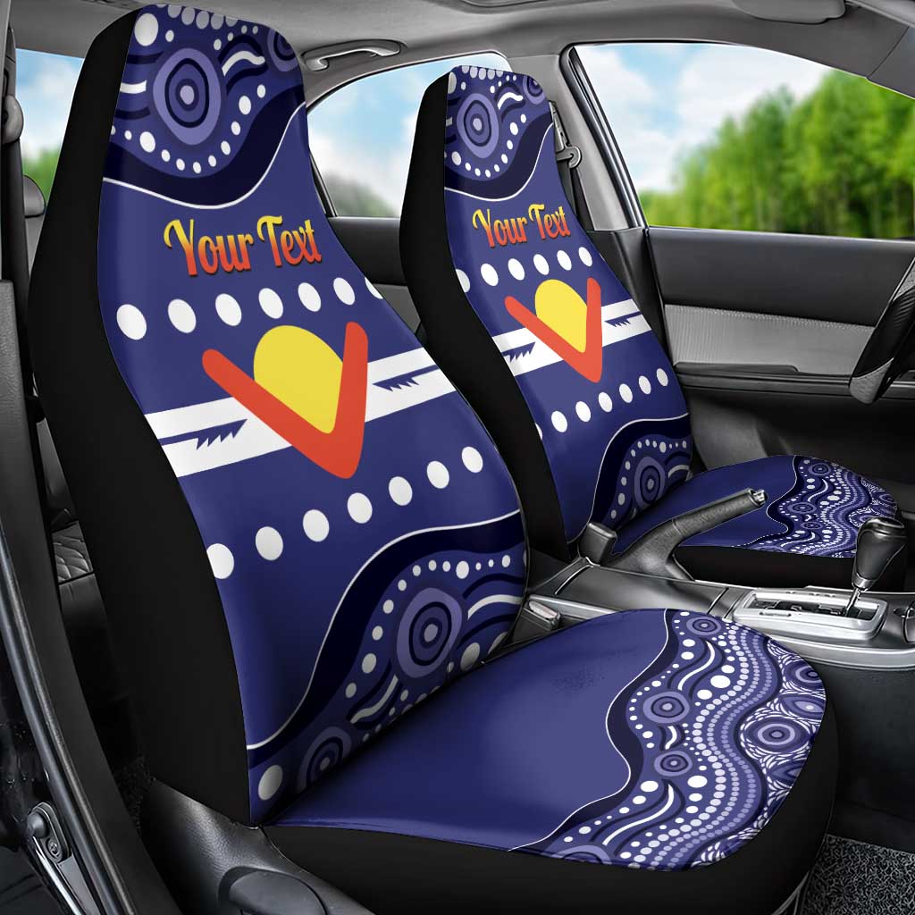 Personalised Ngarrindjeri Nation Car Seat Cover Aboriginal Australian Flag Style
