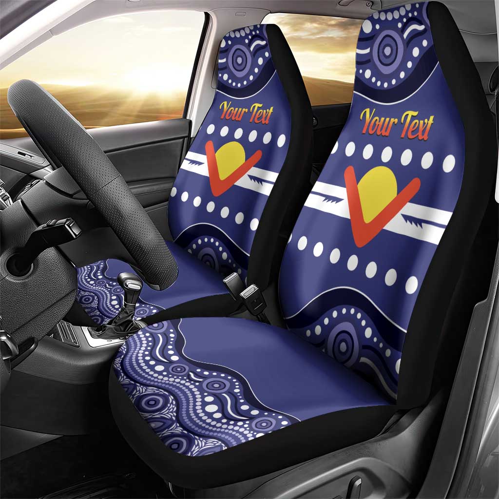 Personalised Ngarrindjeri Nation Car Seat Cover Aboriginal Australian Flag Style