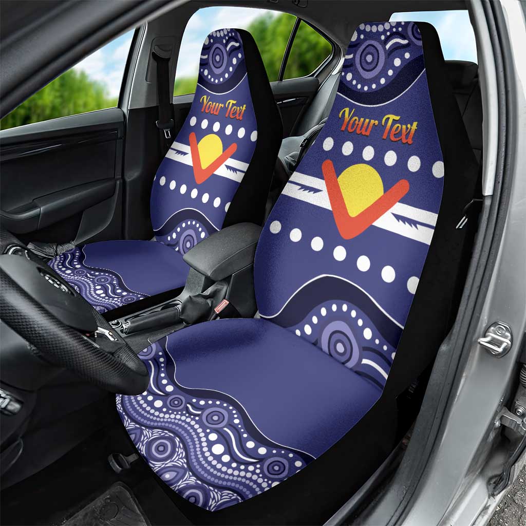 Personalised Ngarrindjeri Nation Car Seat Cover Aboriginal Australian Flag Style