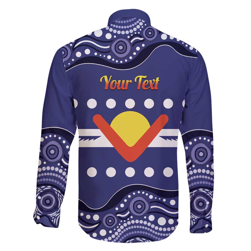 Personalised Ngarrindjeri Nation Family Matching Long Sleeve Bodycon Dress and Hawaiian Shirt Aboriginal Australian Flag Style