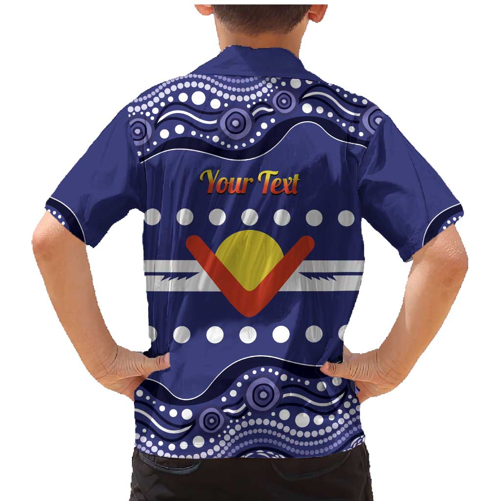 Personalised Ngarrindjeri Nation Family Matching Mermaid Dress and Hawaiian Shirt Aboriginal Australian Flag Style