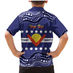 Personalised Ngarrindjeri Nation Family Matching Mermaid Dress and Hawaiian Shirt Aboriginal Australian Flag Style