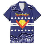 Personalised Ngarrindjeri Nation Family Matching Mermaid Dress and Hawaiian Shirt Aboriginal Australian Flag Style