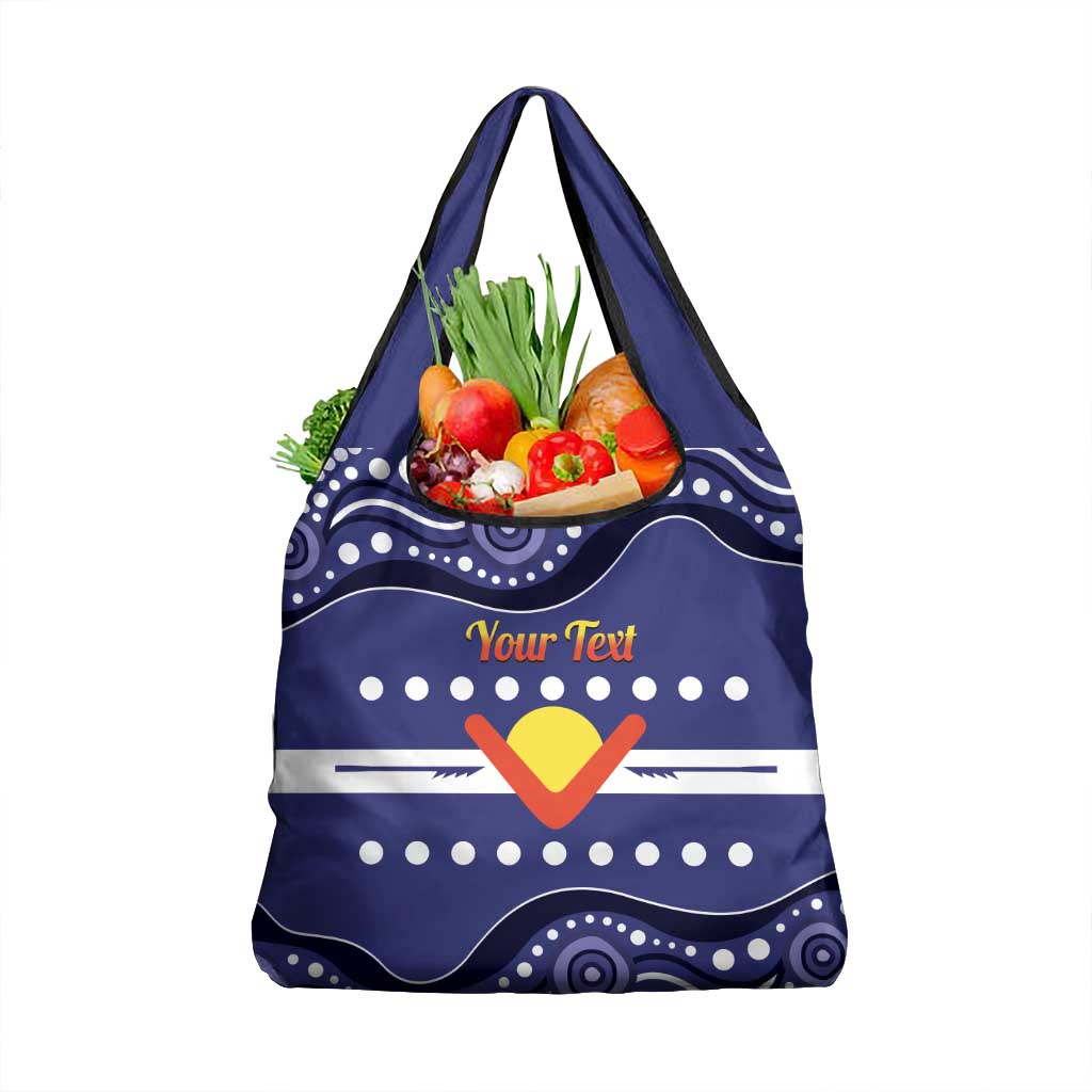 Personalised Ngarrindjeri Nation Grocery Bag Aboriginal Australian Flag Style