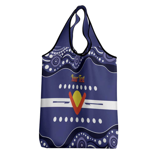 Personalised Ngarrindjeri Nation Grocery Bag Aboriginal Australian Flag Style