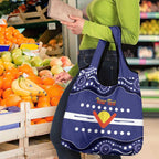 Personalised Ngarrindjeri Nation Grocery Bag Aboriginal Australian Flag Style