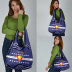 Personalised Ngarrindjeri Nation Grocery Bag Aboriginal Australian Flag Style