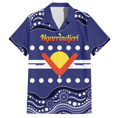 Personalised Ngarrindjeri Nation Hawaiian Shirt Aboriginal Australian Flag Style