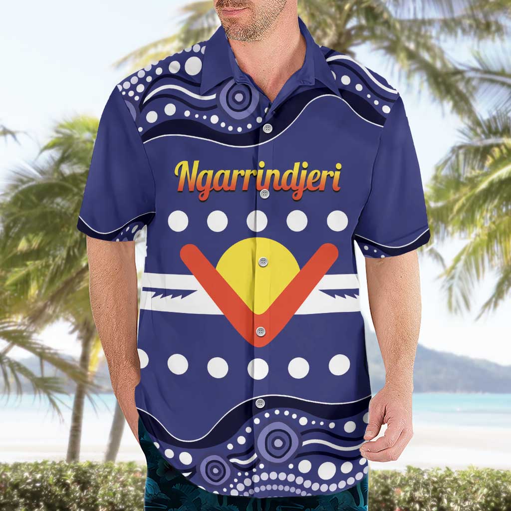 Personalised Ngarrindjeri Nation Hawaiian Shirt Aboriginal Australian Flag Style