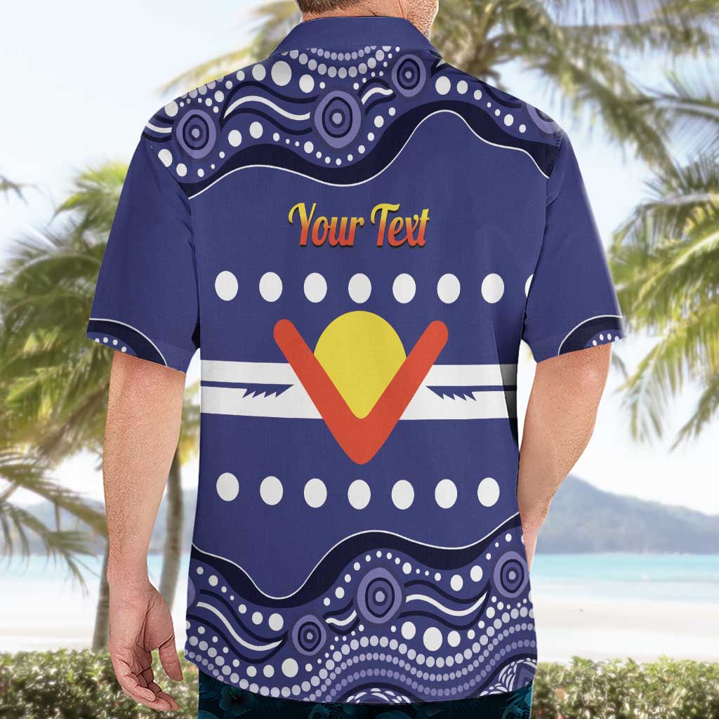 Personalised Ngarrindjeri Nation Hawaiian Shirt Aboriginal Australian Flag Style