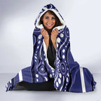 Personalised Ngarrindjeri Nation Hooded Blanket Aboriginal Australian Flag Style