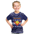 Personalised Ngarrindjeri Nation Kid T Shirt Aboriginal Australian Flag Style