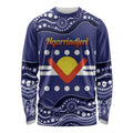 Personalised Ngarrindjeri Nation Long Sleeve Shirt Aboriginal Australian Flag Style