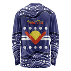 Personalised Ngarrindjeri Nation Long Sleeve Shirt Aboriginal Australian Flag Style