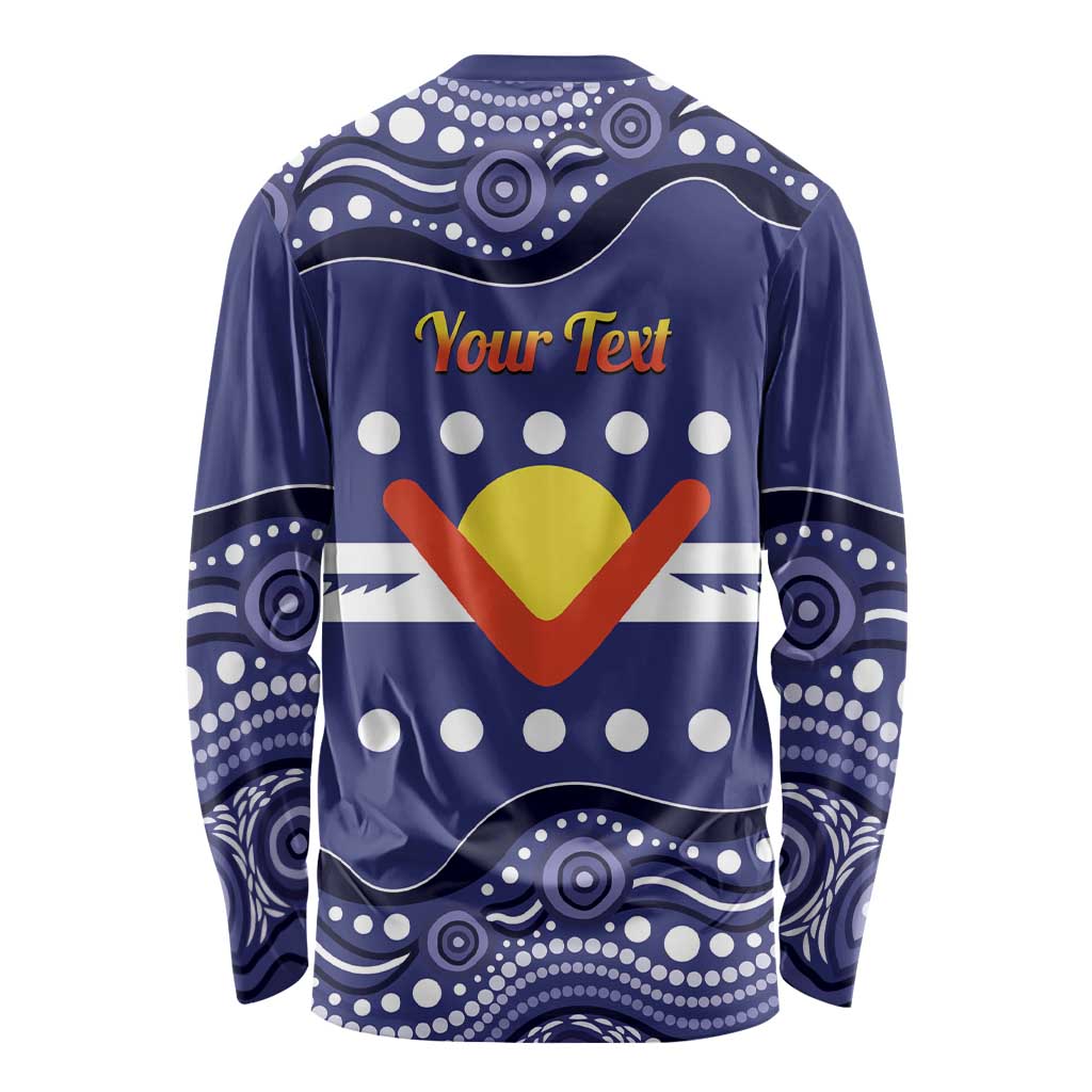 Personalised Ngarrindjeri Nation Long Sleeve Shirt Aboriginal Australian Flag Style