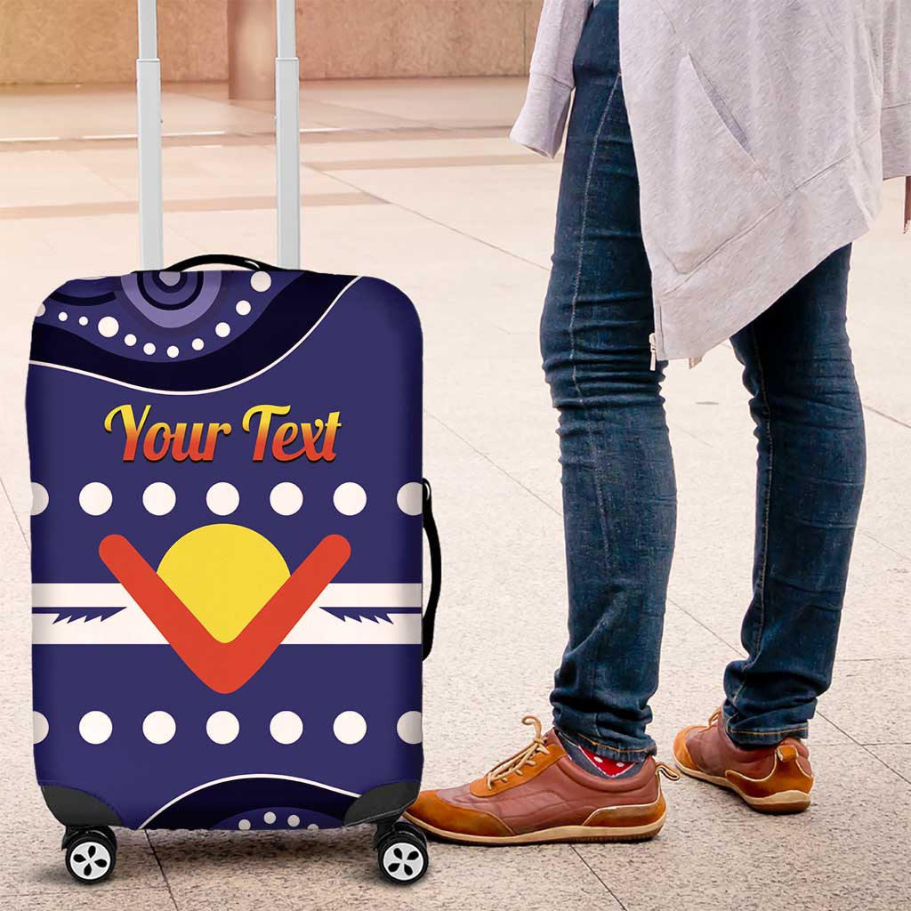 Personalised Ngarrindjeri Nation Luggage Cover Aboriginal Australian Flag Style