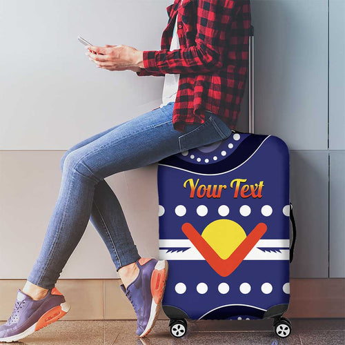 Personalised Ngarrindjeri Nation Luggage Cover Aboriginal Australian Flag Style