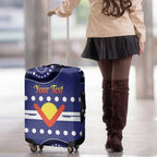 Personalised Ngarrindjeri Nation Luggage Cover Aboriginal Australian Flag Style