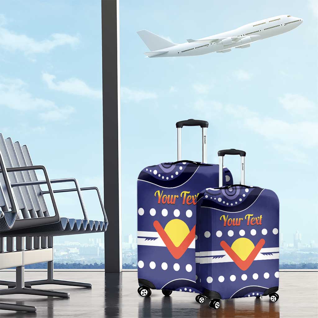 Personalised Ngarrindjeri Nation Luggage Cover Aboriginal Australian Flag Style
