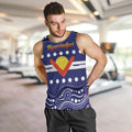 Personalised Ngarrindjeri Nation Men Tank Top Aboriginal Australian Flag Style