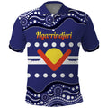 Personalised Ngarrindjeri Nation Polo Shirt Aboriginal Australian Flag Style