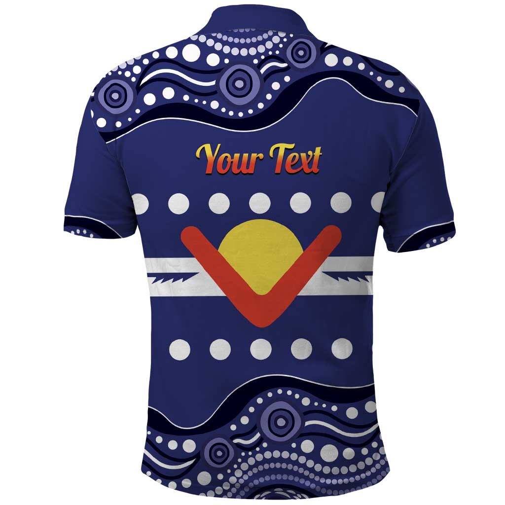 Personalised Ngarrindjeri Nation Polo Shirt Aboriginal Australian Flag Style