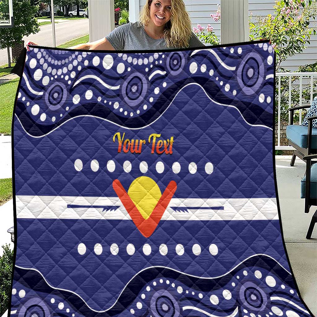 Personalised Ngarrindjeri Nation Quilt Aboriginal Australian Flag Style