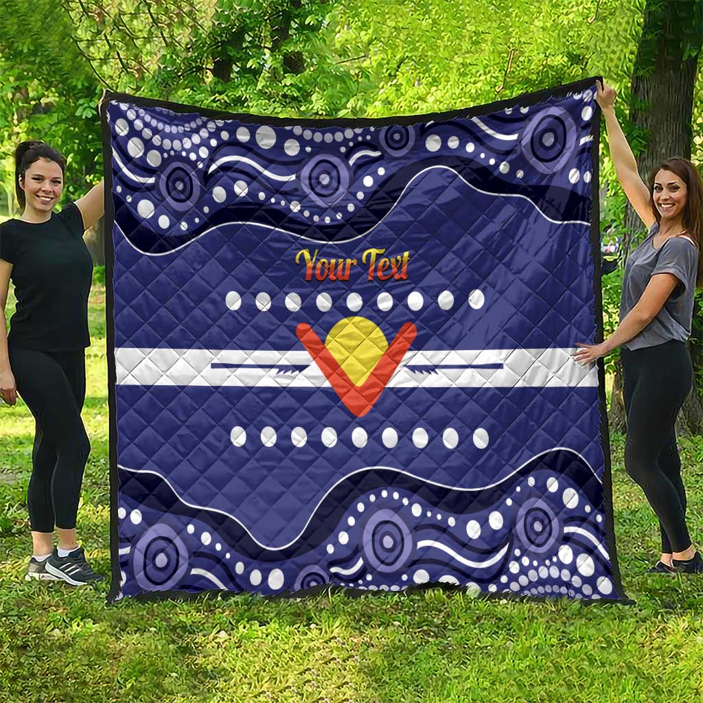 Personalised Ngarrindjeri Nation Quilt Aboriginal Australian Flag Style