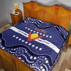 Personalised Ngarrindjeri Nation Quilt Aboriginal Australian Flag Style