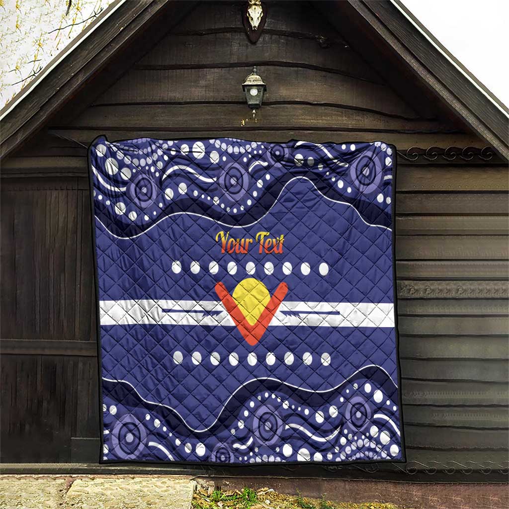 Personalised Ngarrindjeri Nation Quilt Aboriginal Australian Flag Style