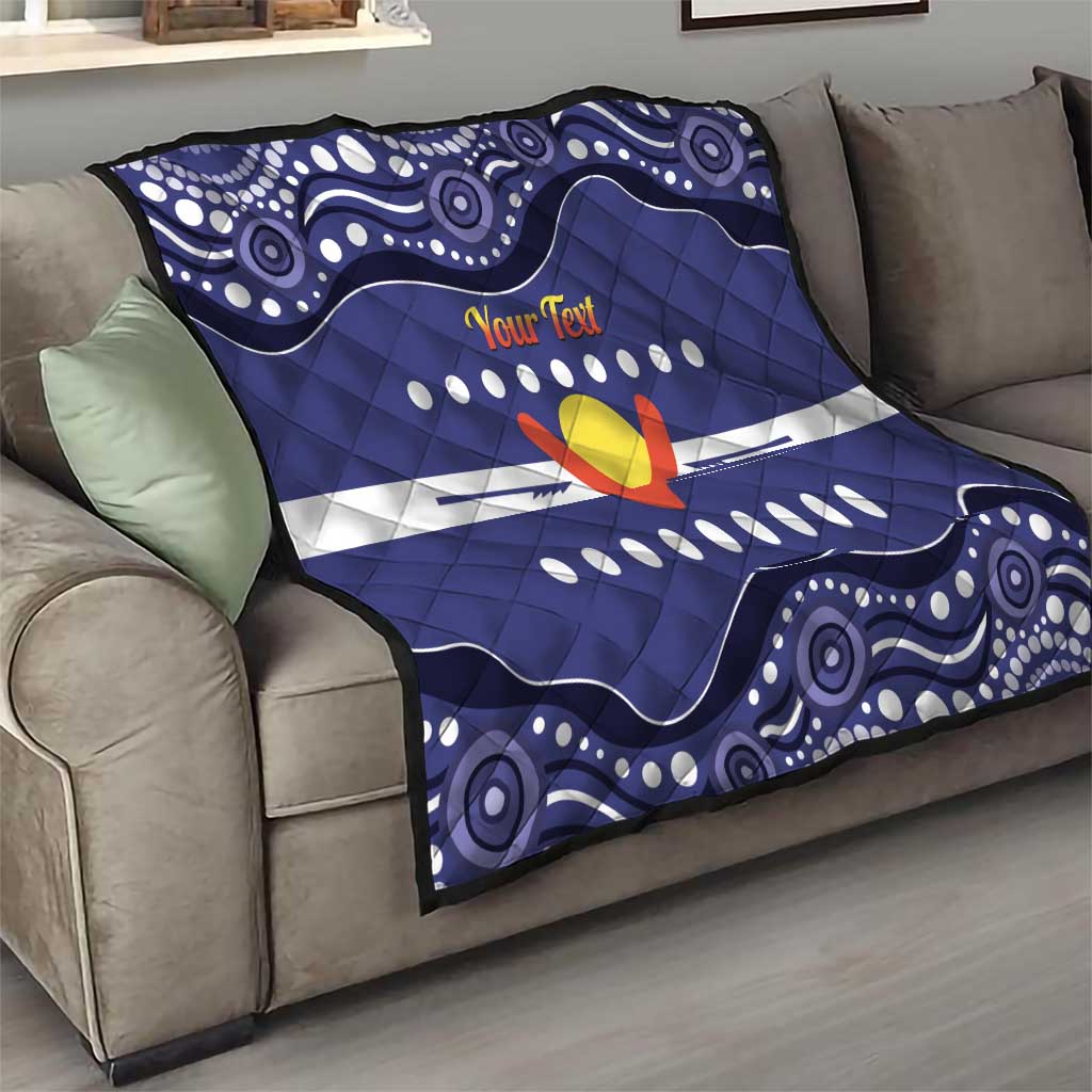 Personalised Ngarrindjeri Nation Quilt Aboriginal Australian Flag Style