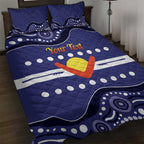 Personalised Ngarrindjeri Nation Quilt Bed Set Aboriginal Australian Flag Style