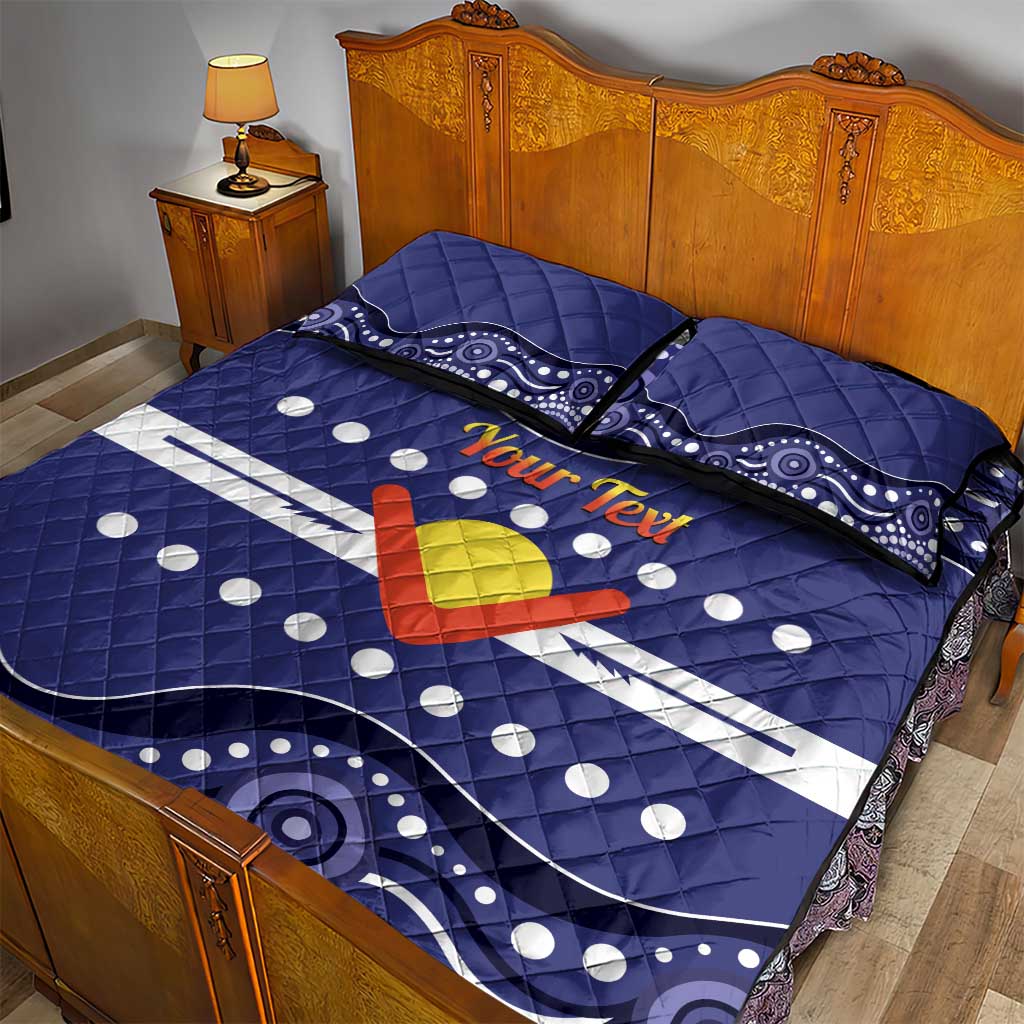 Personalised Ngarrindjeri Nation Quilt Bed Set Aboriginal Australian Flag Style