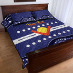 Personalised Ngarrindjeri Nation Quilt Bed Set Aboriginal Australian Flag Style