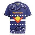 Personalised Ngarrindjeri Nation Rugby Jersey Aboriginal Australian Flag Style
