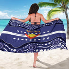 Personalised Ngarrindjeri Nation Sarong Aboriginal Australian Flag Style
