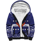 Personalised Ngarrindjeri Nation Sherpa Hoodie Aboriginal Australian Flag Style
