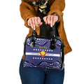 Personalised Ngarrindjeri Nation Shoulder Handbag Aboriginal Australian Flag Style