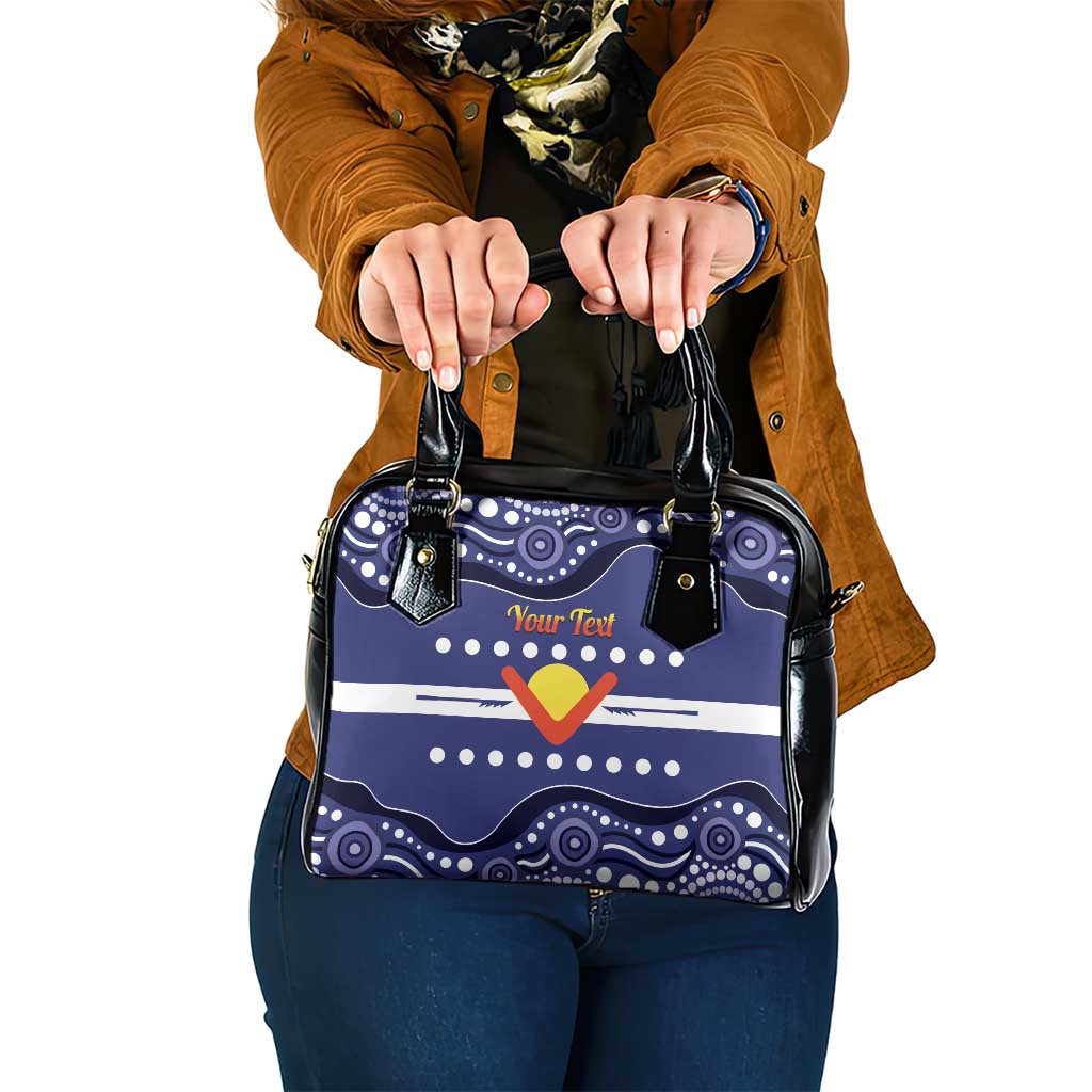 Personalised Ngarrindjeri Nation Shoulder Handbag Aboriginal Australian Flag Style