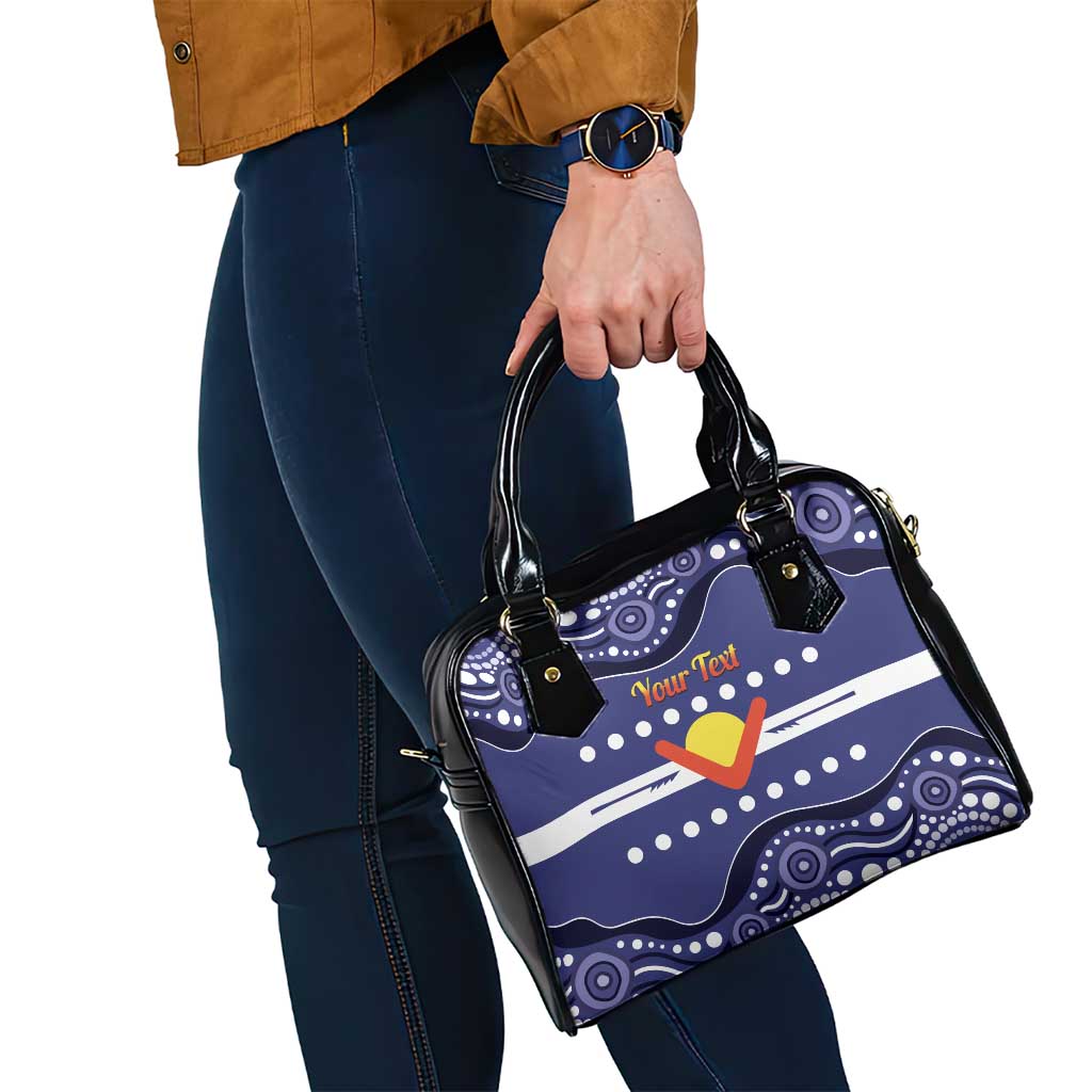 Personalised Ngarrindjeri Nation Shoulder Handbag Aboriginal Australian Flag Style