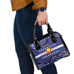 Personalised Ngarrindjeri Nation Shoulder Handbag Aboriginal Australian Flag Style