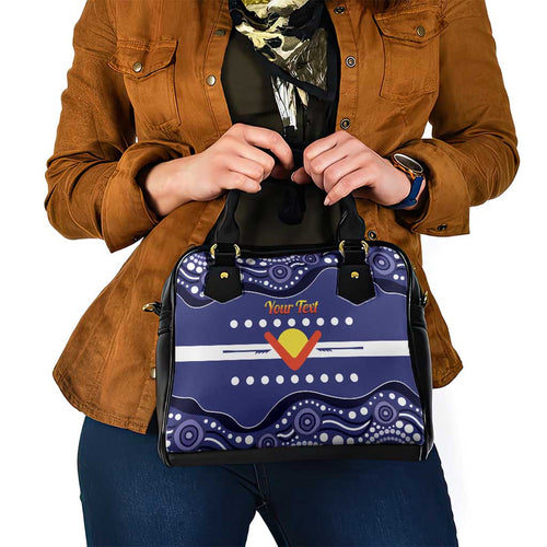 Personalised Ngarrindjeri Nation Shoulder Handbag Aboriginal Australian Flag Style