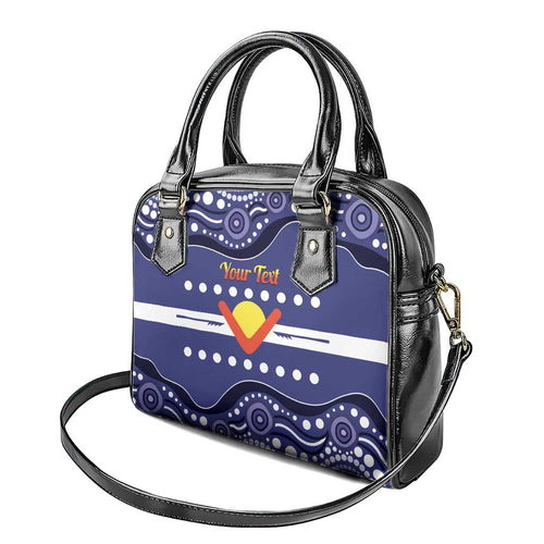 Personalised Ngarrindjeri Nation Shoulder Handbag Aboriginal Australian Flag Style