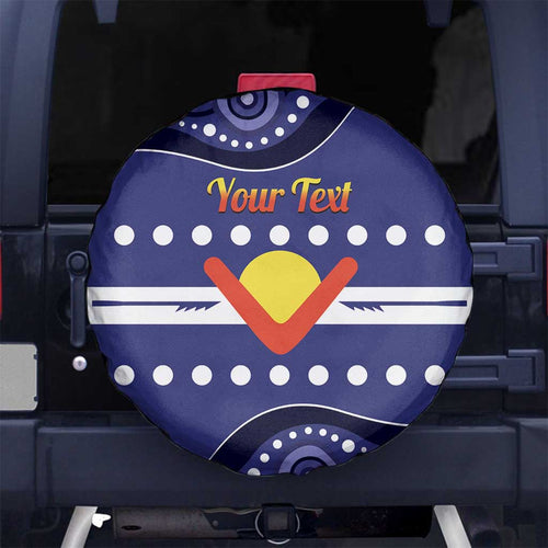 Personalised Ngarrindjeri Nation Spare Tire Cover Aboriginal Australian Flag Style