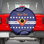 Personalised Ngarrindjeri Nation Spare Tire Cover Aboriginal Australian Flag Style